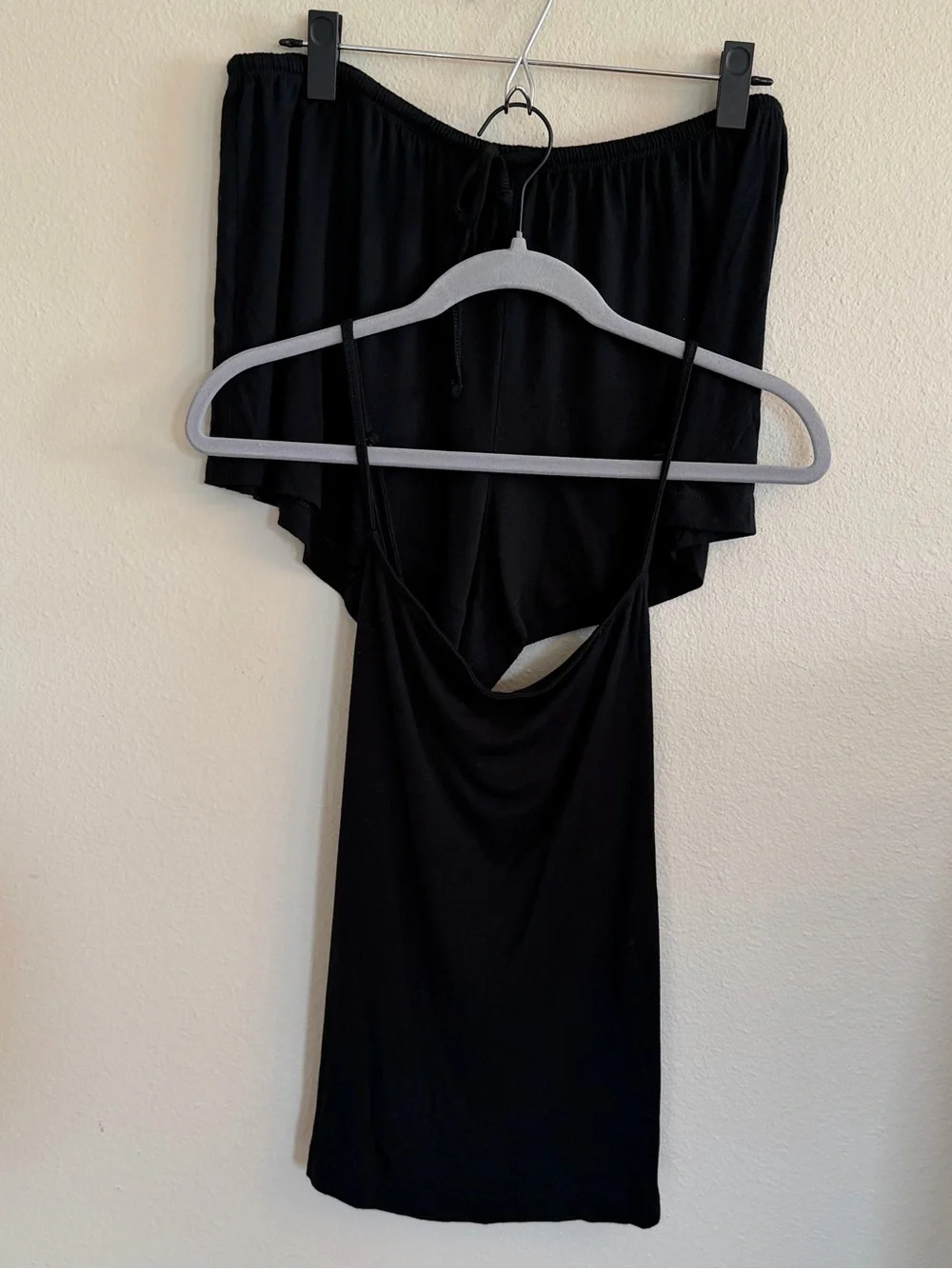 Auden Black Sleep Tank & Shorts Pajama Set Size Large